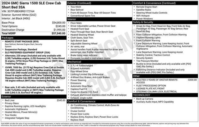 2024 GMC Sierra 1500 SLE - 23008585 - 5