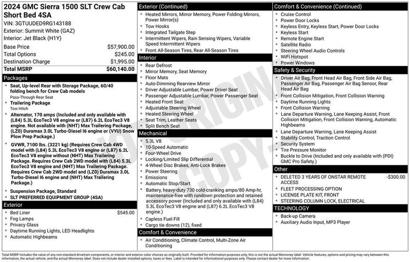 2024 GMC Sierra 1500 SLT - 22980617 - 5