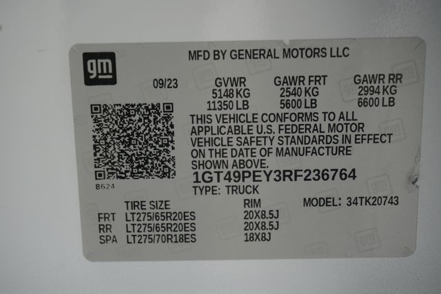 2024 GMC Sierra 2500HD 4WD Crew Cab 159" AT4 - 22928930 - 38