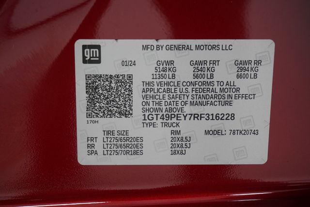 2024 GMC Sierra 2500HD 4WD Crew Cab 159" AT4 - 23029461 - 33