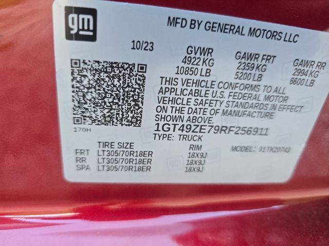 2024 GMC Sierra 2500HD 4WD Crew Cab 159" AT4X - 23029699 - 17