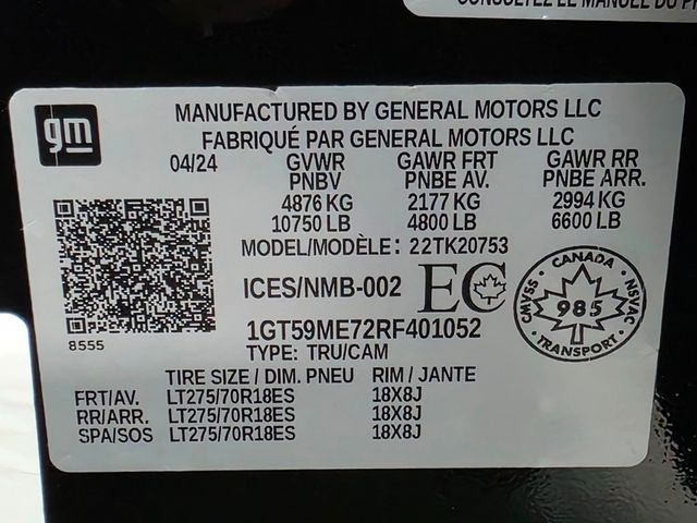 2024 GMC Sierra 2500HD 4WD Double Cab 149" SLE - 22953588 - 24