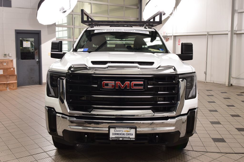 2024 GMC Sierra 3500HD 3500HD CREW 4X4 * DURAMAX * 9' FLATBED W/RACK * 3K MILES - 23072493 - 1