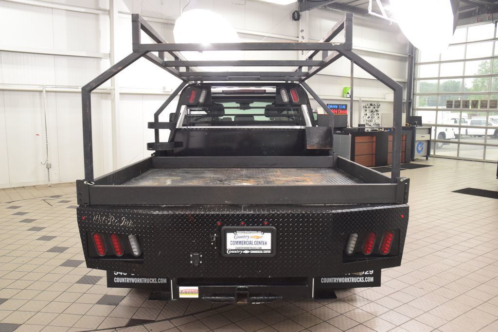 2024 GMC Sierra 3500HD 3500HD CREW 4X4 * DURAMAX * 9' FLATBED W/RACK * 3K MILES - 23072493 - 3