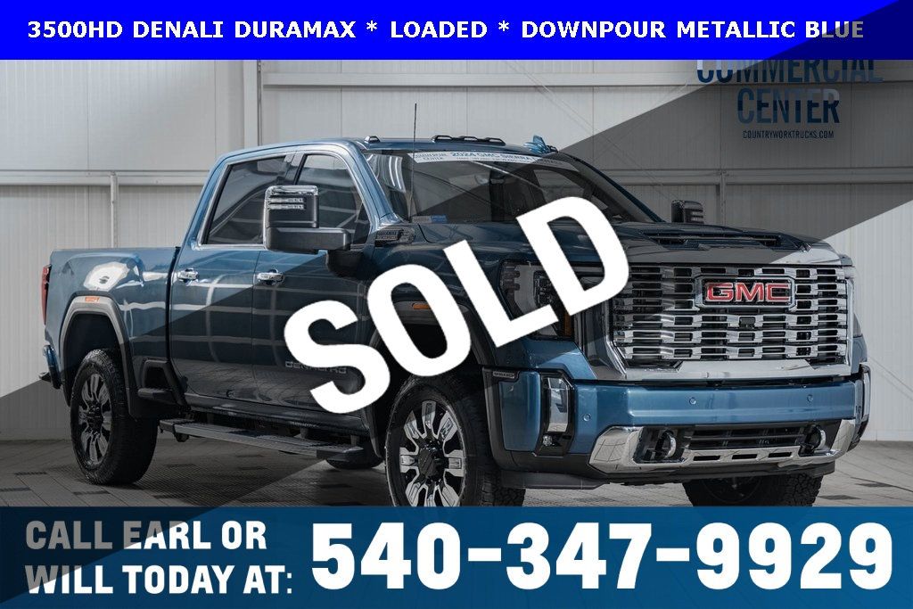 2024 GMC Sierra 3500HD 3500HD CREW DENALI 4X4 * 6.6 DURAMAX * ALLISON * LOADED!! - 22558851 - 0