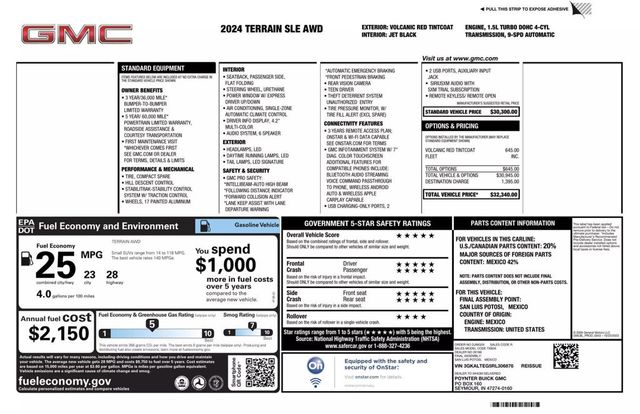 2024 GMC Terrain AWD 4dr SLE - 22743882 - 35
