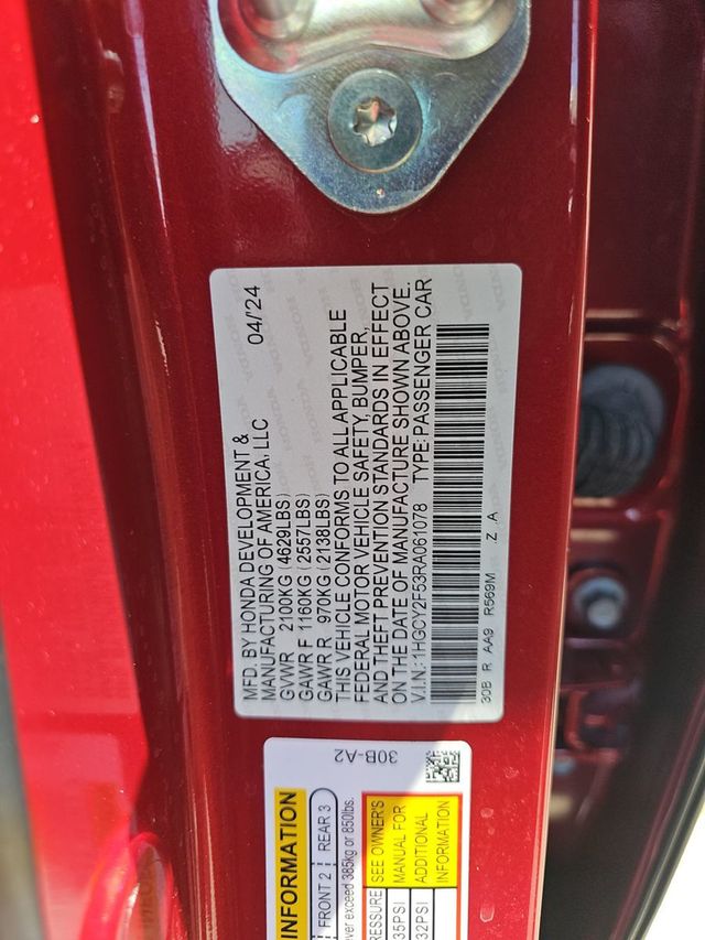 2024 Honda Accord Hybrid Sport Sedan - 23084232 - 6