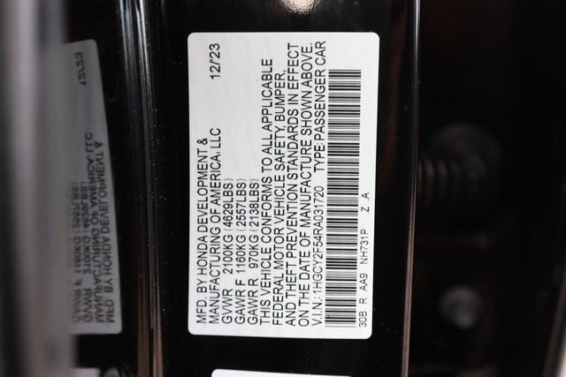 2024 Honda Accord Hybrid Sport Sedan - 22999190 - 22