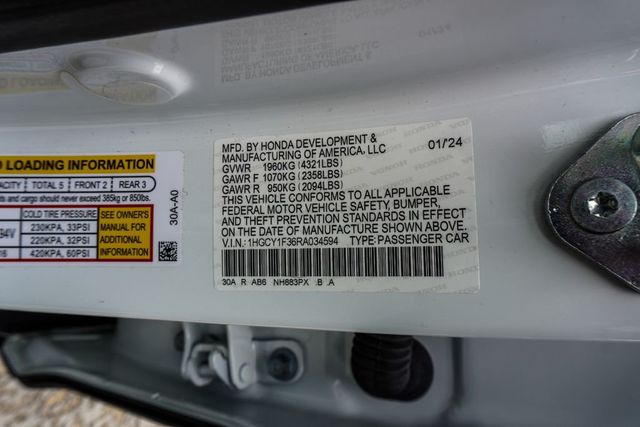 2024 Honda Accord Sedan EX CVT - 23004113 - 39