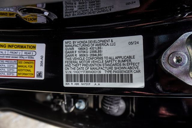 2024 Honda Accord Sedan EX CVT - 23045585 - 37