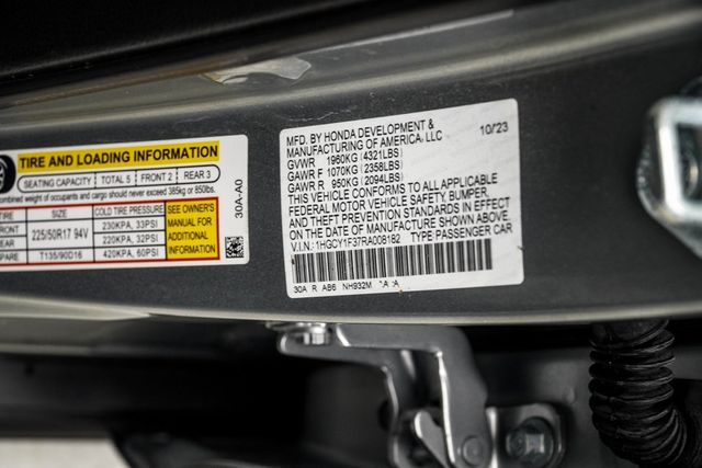 2024 Honda Accord Sedan EX CVT - 22941589 - 35