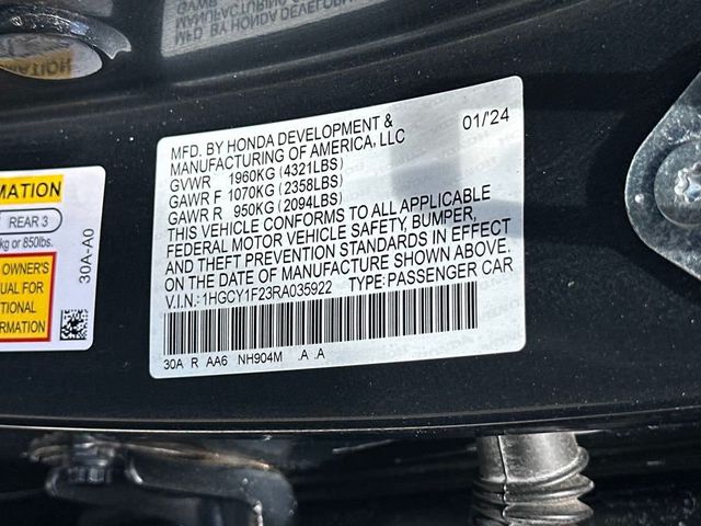 2024 Honda Accord Sedan LX CVT - 22916228 - 20