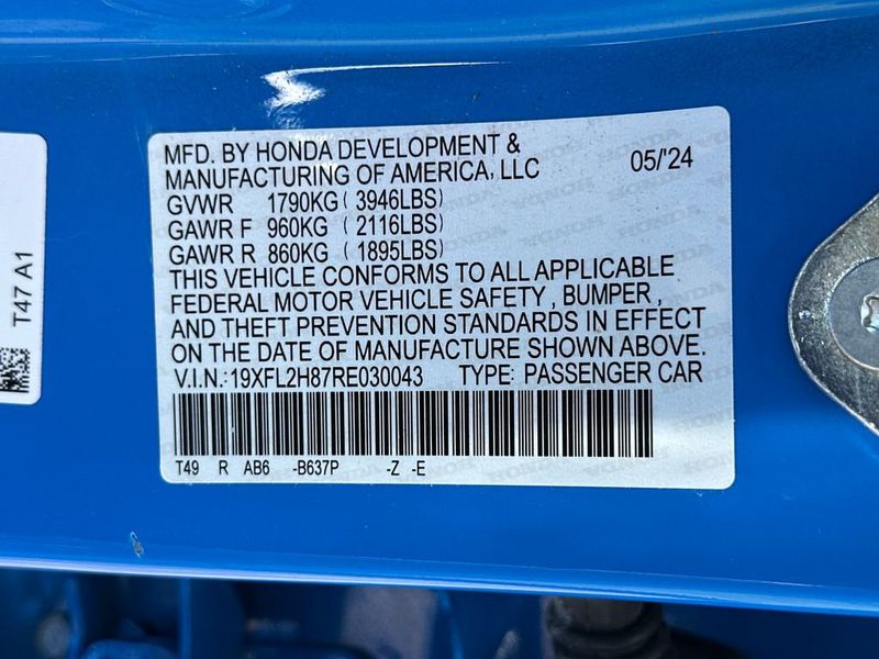 2024 Honda Civic Hatchback Sport CVT - 22985817 - 20