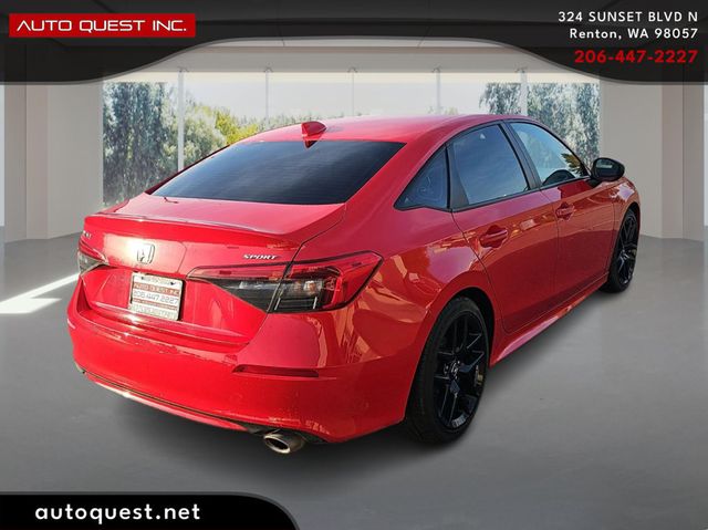 2024 Honda Civic Sedan Sport CVT - 22917029 - 4