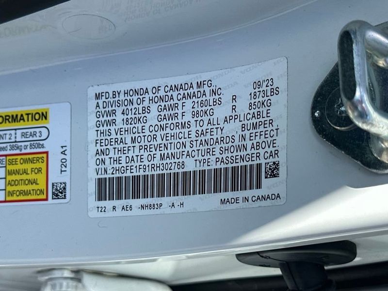 2024 Honda Civic Sedan Touring CVT - 22915111 - 21