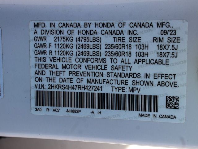 2024 Honda CR-V EX - 23077235 - 13