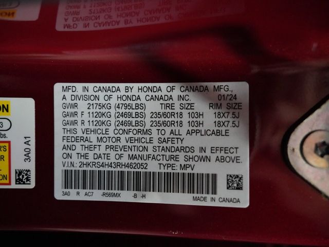 2024 Honda CR-V EX - 23080828 - 14