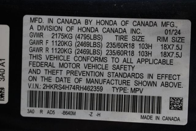 2024 Honda CR-V EX-L - 23094937 - 59