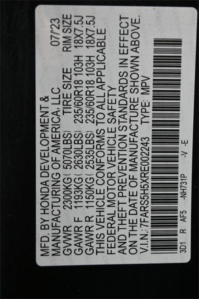 2024 Honda CR-V Hybrid Sport FWD - 22941296 - 7