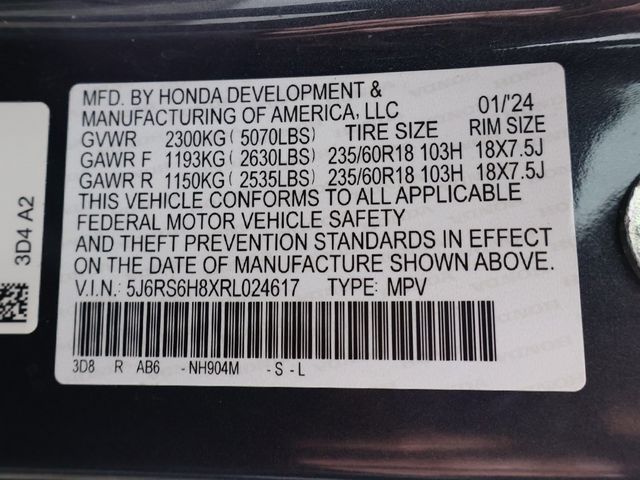2024 Honda CR-V Hybrid Sport-L AWD - 22999832 - 55