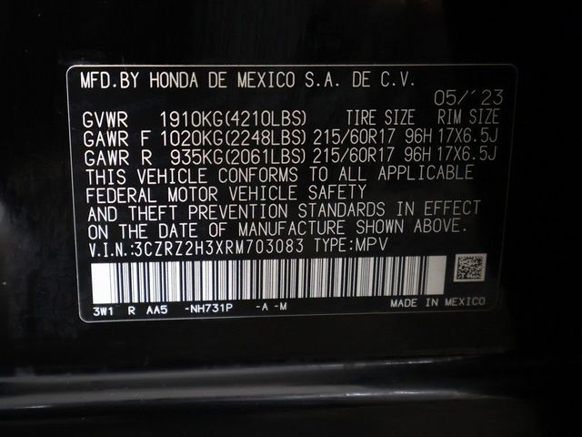 2024 Honda HR-V LX AWD CVT - 23033854 - 42