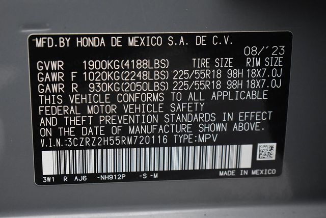 2024 Honda HR-V Sport AWD CVT w/o BSI - 23001293 - 35