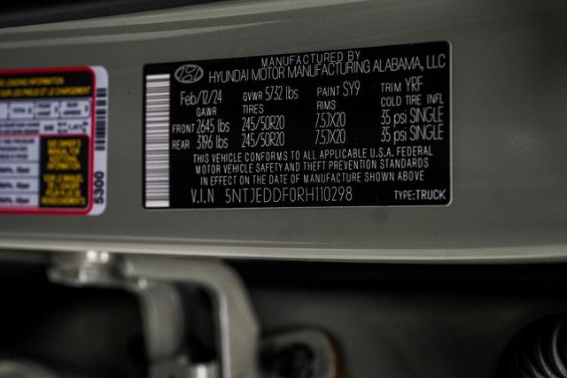 2024 Hyundai Santa Cruz Limited AWD - 22939465 - 42