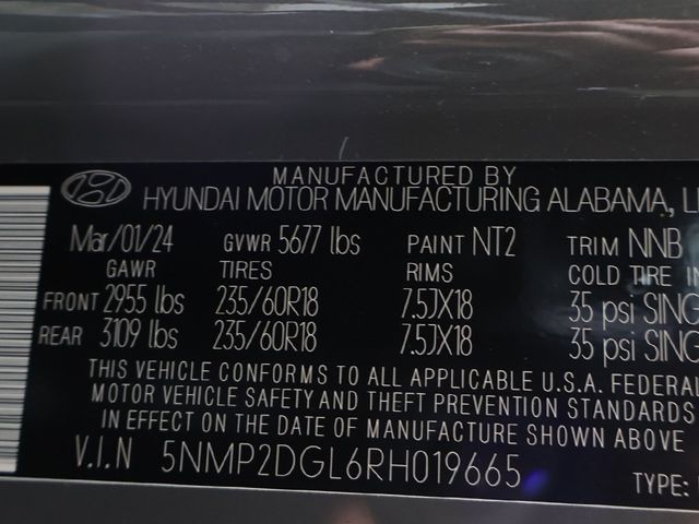 2024 Hyundai Santa Fe SEL AWD - 22999192 - 54
