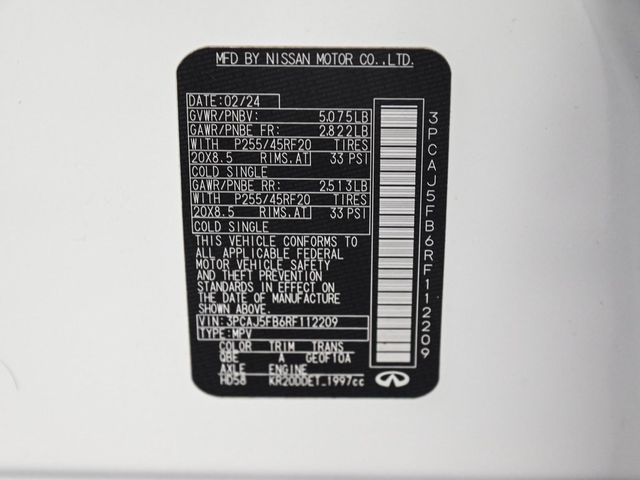 2024 INFINITI QX50 SPORT - 22929094 - 12