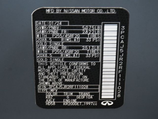 2024 INFINITI QX55 LUXE - 23053392 - 14