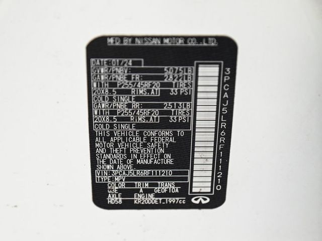 2024 INFINITI QX55 SENSORY - 23063862 - 13