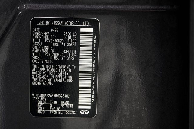 2024 INFINITI QX80 LUXE AWD - 22990755 - 41