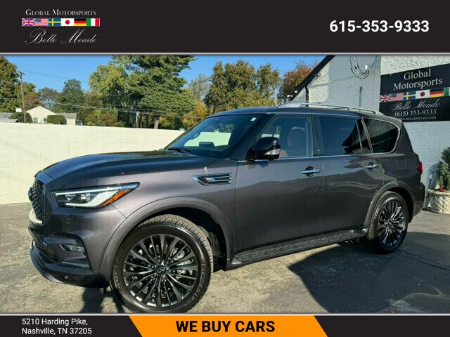 2024 INFINITI QX80 MSRP$92310/4X4/SensoryPkg/Htd-AcSeats/AppearancePkg/BlindSpotMon - 22643293 - 0