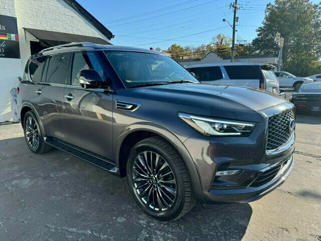 2024 INFINITI QX80 MSRP$92310/4X4/SensoryPkg/Htd-AcSeats/AppearancePkg/BlindSpotMon - 22643293 - 6