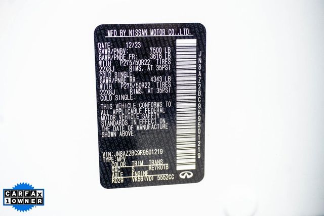 2024 INFINITI QX80 SENSORY AWD - 22972552 - 38