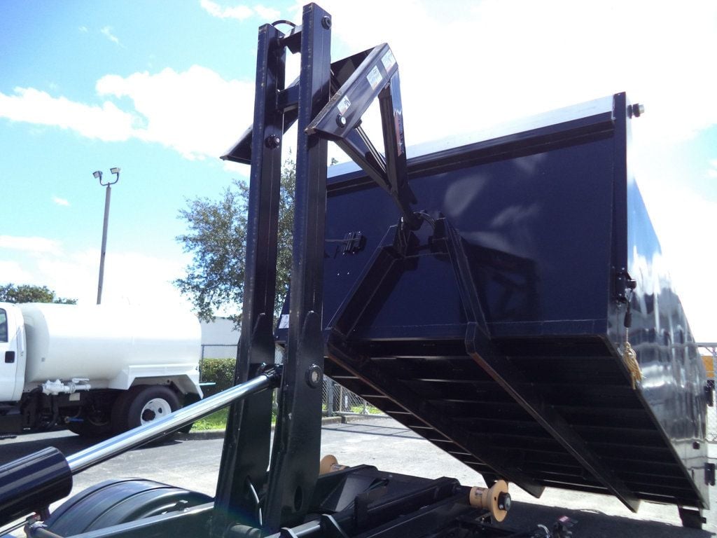 2024 Isuzu NPR HD w/ Stellar Hooklift Rolloff Container Trash Dump - 22933330 - 27