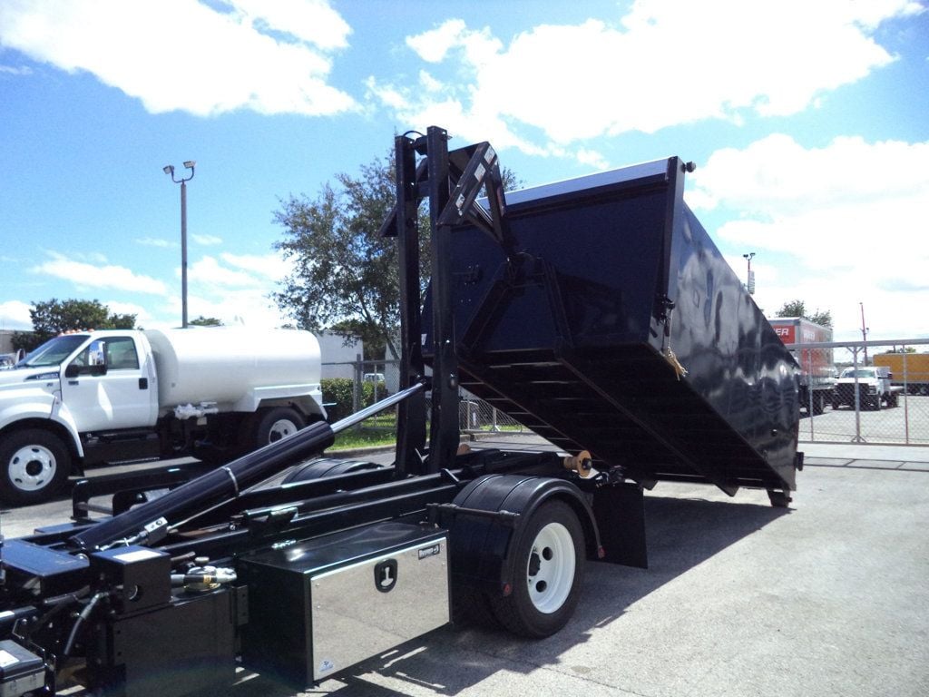 2024 Isuzu NPR HD w/ Stellar Hooklift Rolloff Container Trash Dump - 22933330 - 42