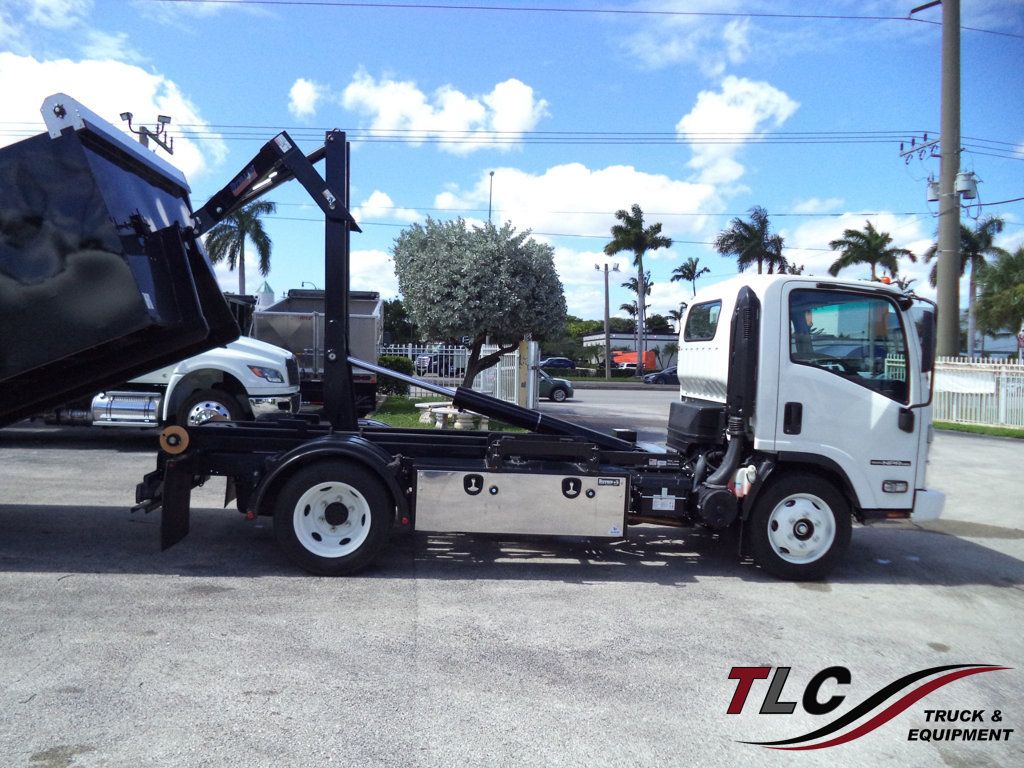 2024 Isuzu NPR HD Gas w/ Stellar Hooklift Rolloff Container Trash Dump - 22959525 | Video 1