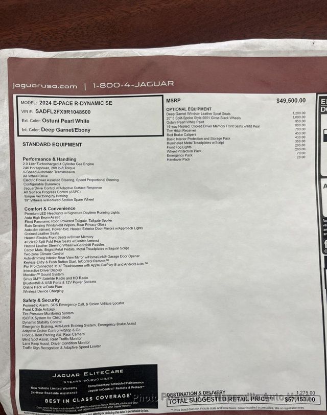 2024 Jaguar E-PACE R-Dynamic SE P250 AWD - 22987801 - 58