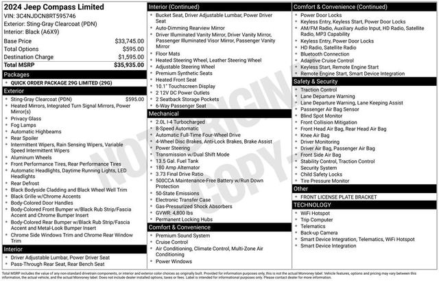 2024 Jeep Compass Limited 4x4 - 23028103 - 5