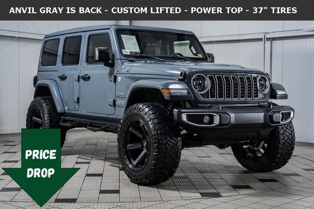 Used 2024 Jeep Wrangler 4-Door Sahara with VIN 1C4PJXEG6RW287381 for sale in Warrenton, VA