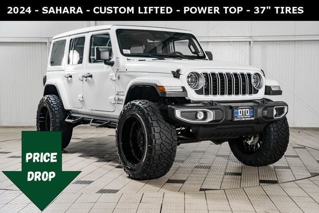 Used 2024 Jeep Wrangler 4-Door Sahara with VIN 1C4PJXEN1RW311553 for sale in Warrenton, VA