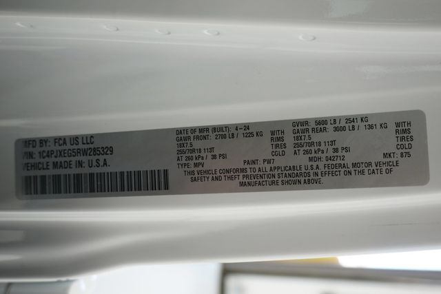 2024 Jeep Wrangler Sahara 4 Door 4x4 - 22935065 - 34