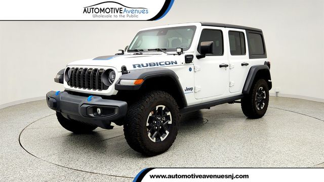 2024 Jeep Wrangler 4xe Rubicon 4x4 w/ Black 3-Piece Hard Top & Plug-In Hybrid - 23040984 - 0