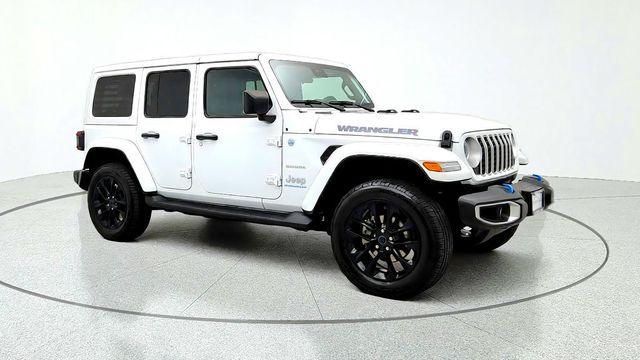 2024 Jeep Wrangler 4xe Sahara 4x4 w/ McKinley Leather Seats, Safety Group & Hard Top - 23102097 - 2