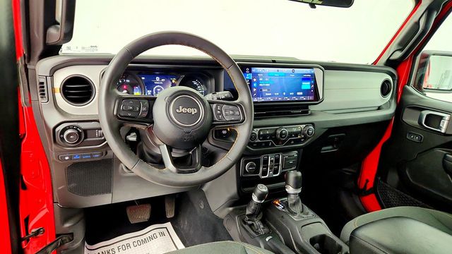 2024 Jeep Wrangler 4xe Sport S 4x4 w/ Convenience Group & Black 3-Piece Hard Top - 23036479 - 10