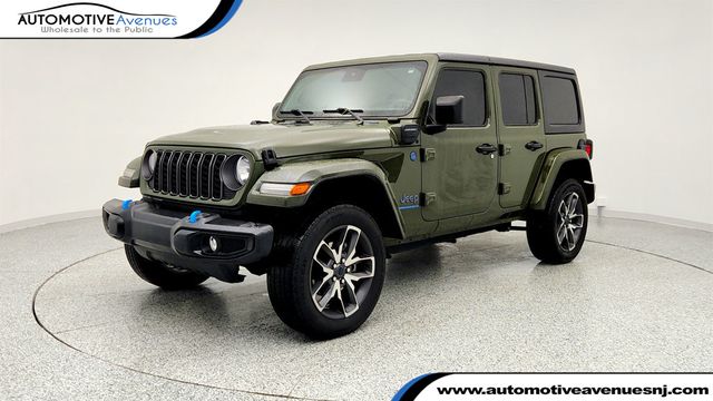 2024 Jeep Wrangler 4xe Sport S 4x4 with Black 3-Piece Hard Top - 22963432 - 0