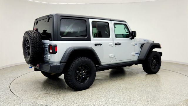 2024 Jeep Wrangler 4xe Willys 4x4 w/ Convenience Group, Black 3-Piece Hard Top & Hitch - 23032589 - 4