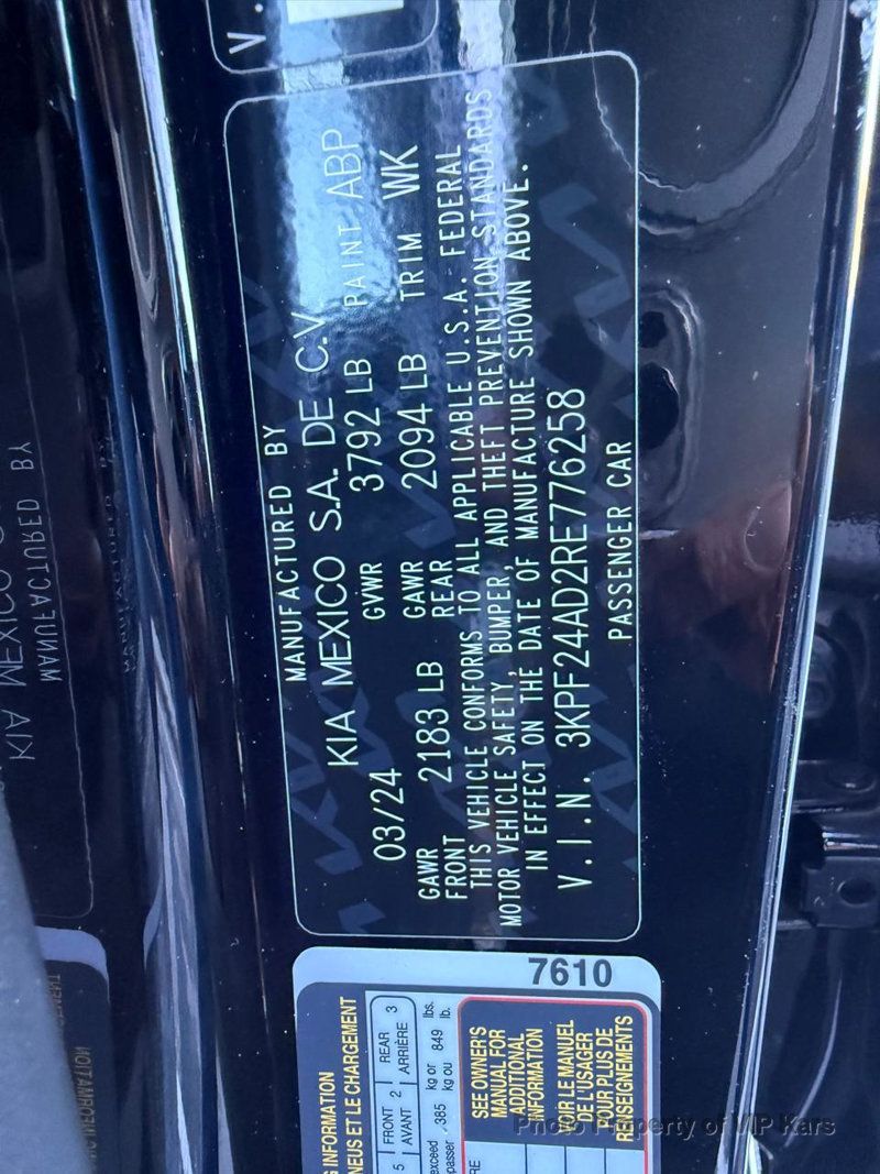 2024 Kia Forte LXS IVT - 22985892 - 23