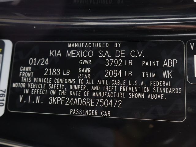 2024 Kia Forte LXS IVT - 22994180 - 43